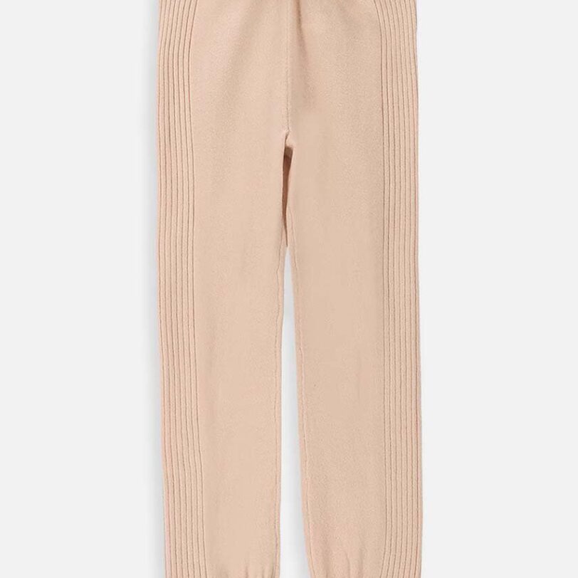 Coccodrillo leggins copii culoarea bej