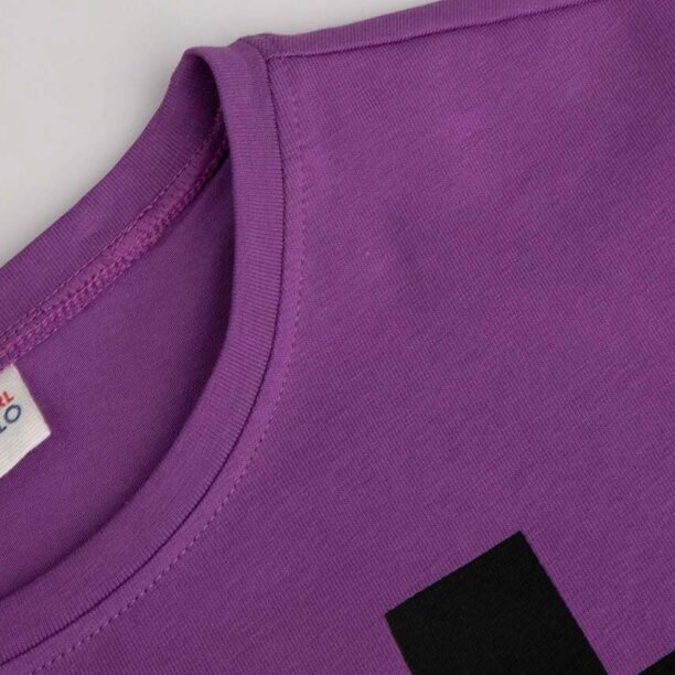 Coccodrillo longsleeve copii culoarea violet preţ