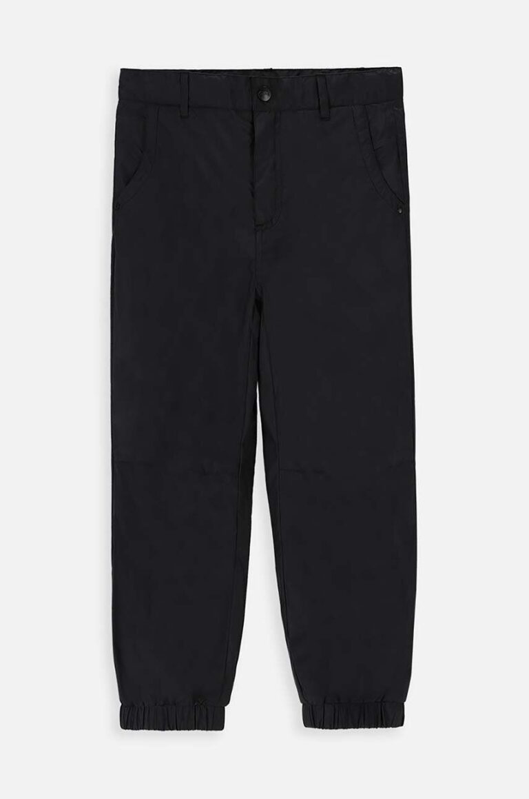 Coccodrillo pantaloni copii culoarea negru