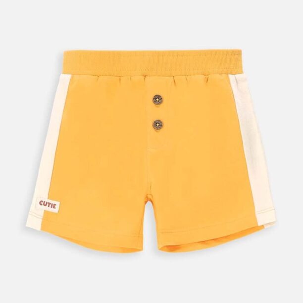 Coccodrillo pantaloni scurti bebe culoarea galben