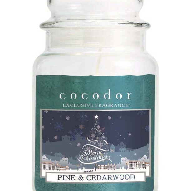 Cocodor lumanare aromata Christmas Pine & Cedarwood 550 g