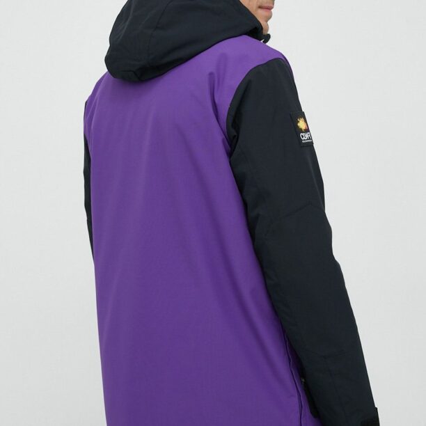 Colourwear geaca de snowboard Essential culoarea violet preţ