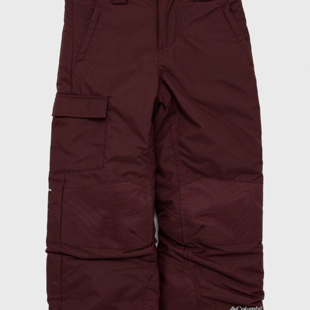 Columbia Pantaloni copii culoarea maro