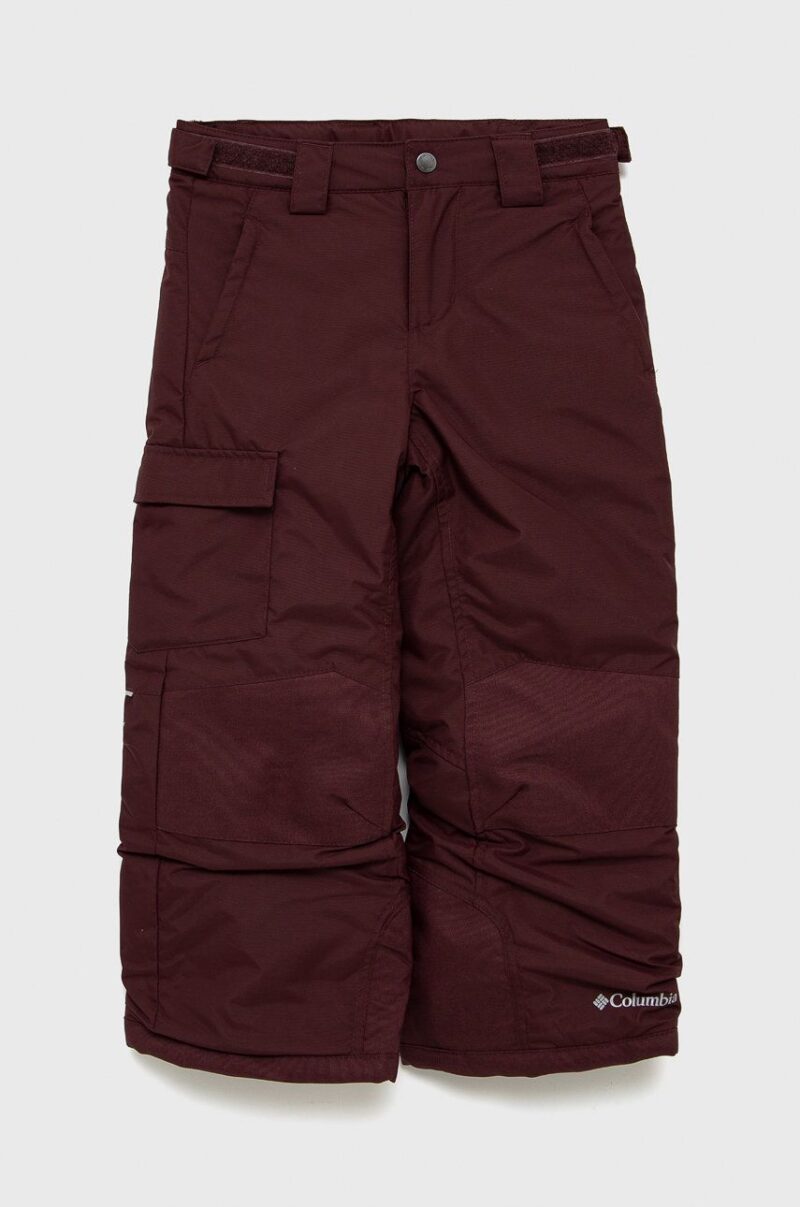 Columbia Pantaloni copii culoarea maro