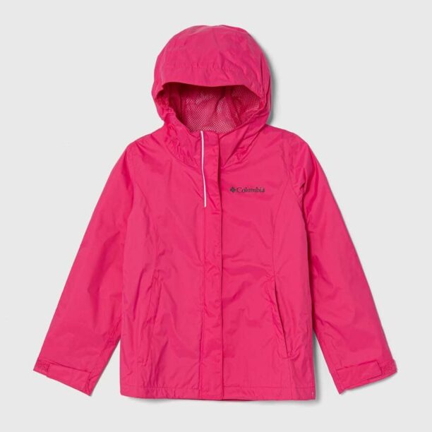 Columbia geaca copii Arcadia Jacket culoarea roz