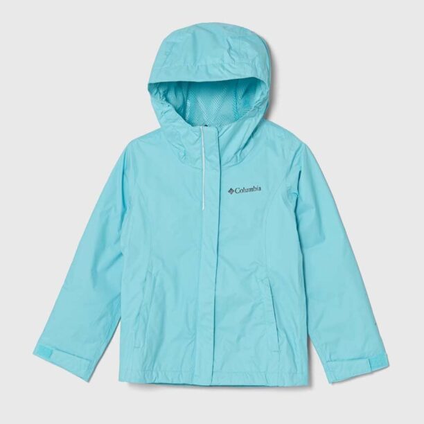 Columbia geaca copii Arcadia Jacket culoarea turcoaz