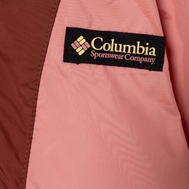 Columbia geaca copii Back Bowl Hooded Wi culoarea roz preţ