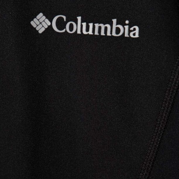 Columbia longsleeve functional pentru copii culoarea negru preţ