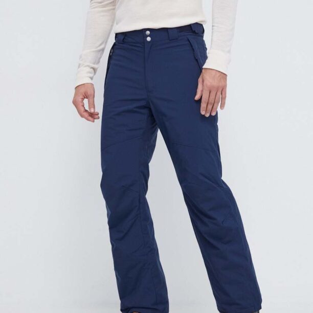 Columbia pantaloni Shafer Canyon culoarea albastru marin