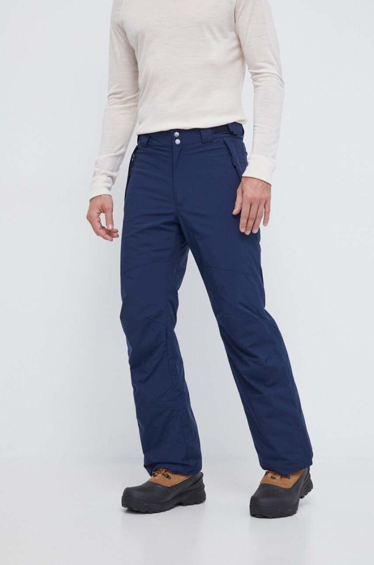 Columbia pantaloni Shafer Canyon culoarea albastru marin