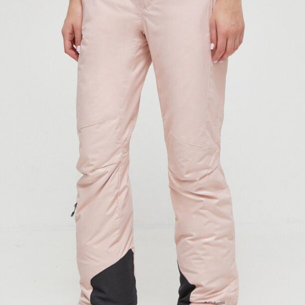 Columbia pantaloni culoarea roz