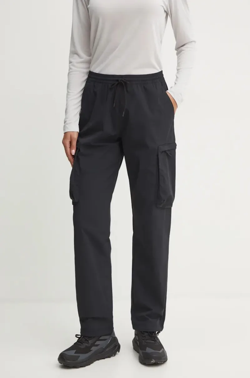 Columbia pantaloni de exterior Boundless Trek Cargo culoarea negru