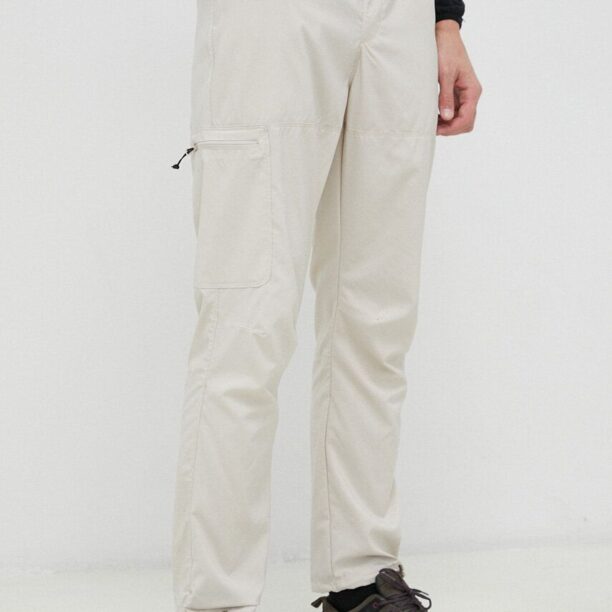 Columbia pantaloni de exterior Coral Ridge culoarea bej