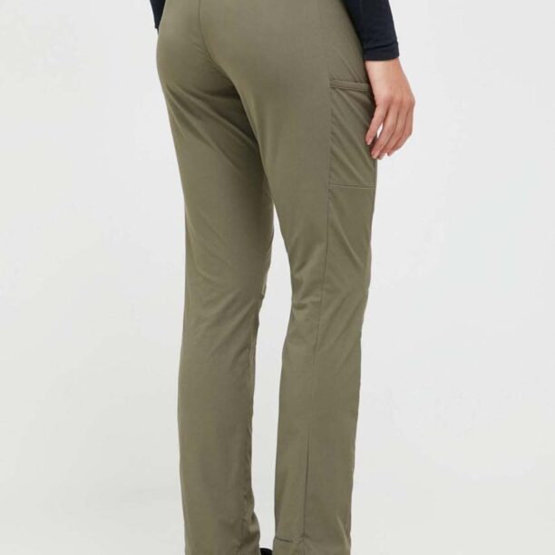 Columbia pantaloni de exterior Leslie Falls culoarea verde preţ