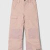 Columbia pantaloni de schi pentru copii culoarea roz