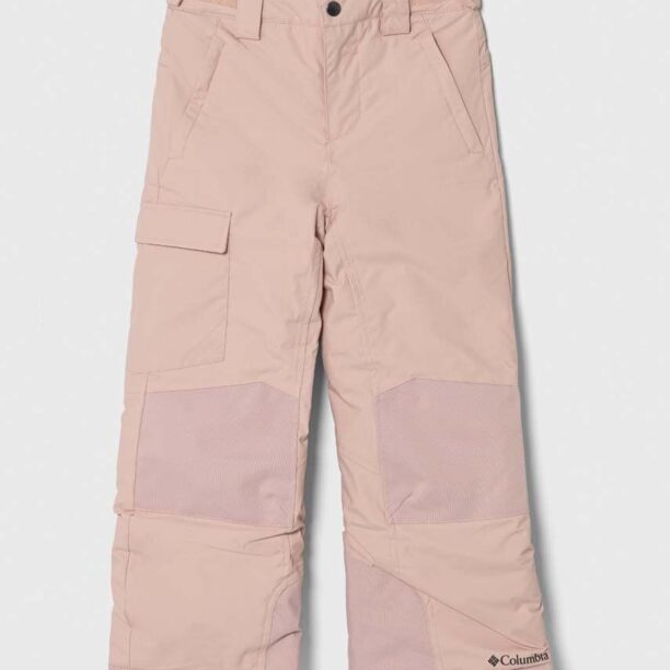 Columbia pantaloni de schi pentru copii culoarea roz