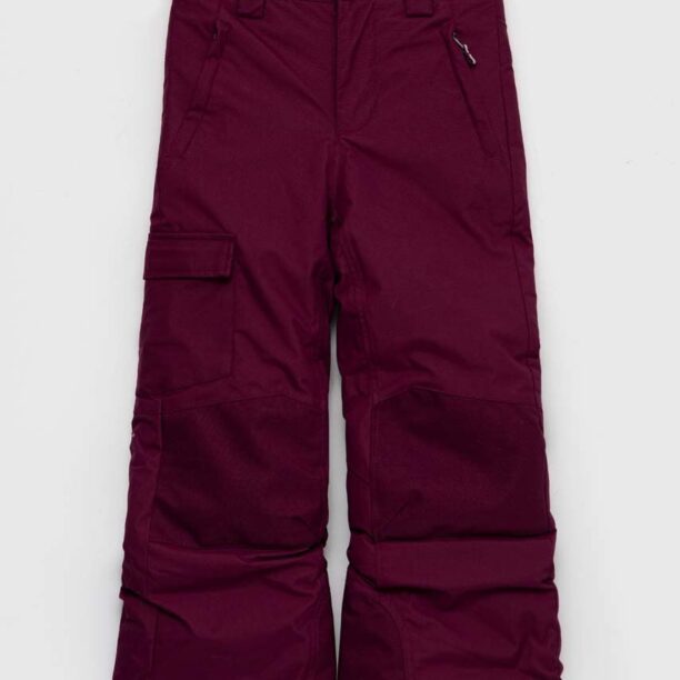 Columbia pantaloni de schi pentru copii culoarea violet