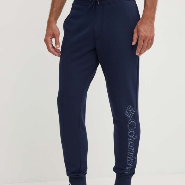 Columbia pantaloni de trening CSC Logo culoarea bleumarin