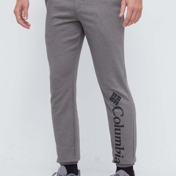 Columbia pantaloni de trening Trek culoarea gri