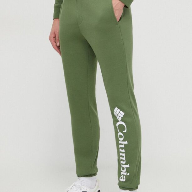 Columbia pantaloni de trening Trek culoarea verde