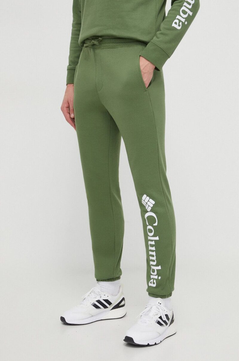 Columbia pantaloni de trening Trek culoarea verde