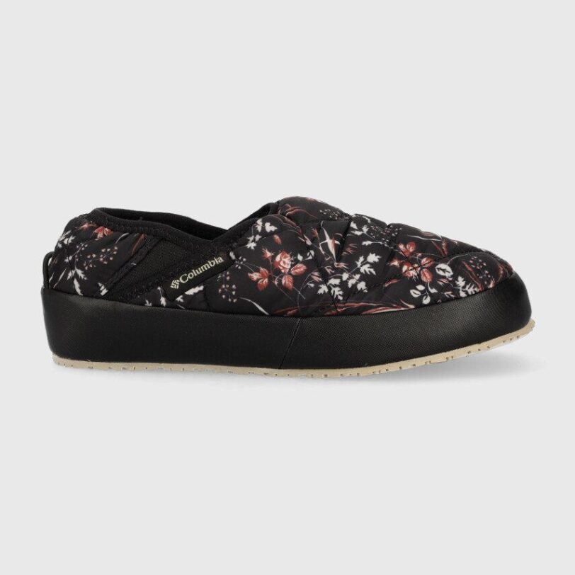 Columbia papuci de casa Autumn Lazy Bend Moc culoarea negru
