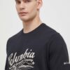 Columbia tricou din bumbac Rockaway River culoarea negru