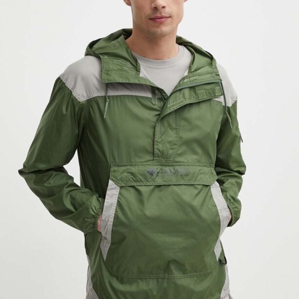 Columbia windbreaker TERREX Challenger culoarea verde