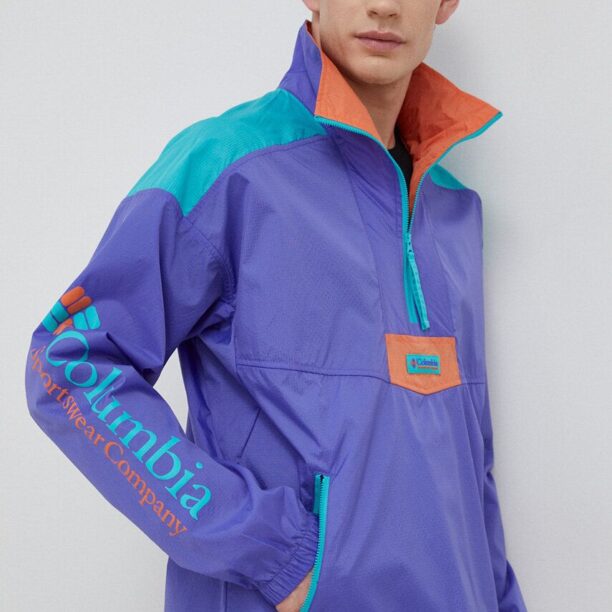 Columbia windbreaker TERREX Riptide culoarea violet