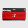 Compressport bentita pentru cap Headband On/Off culoarea rosu