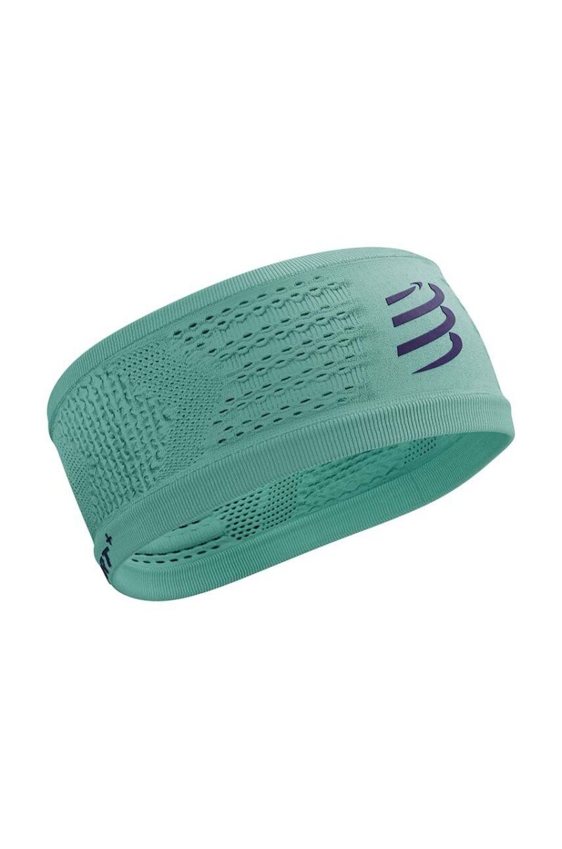 Compressport bentita pentru cap Headband On/Off culoarea verde