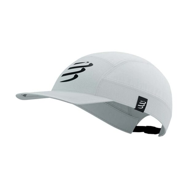 Compressport sapca 5 Panel Light Cap culoarea alb