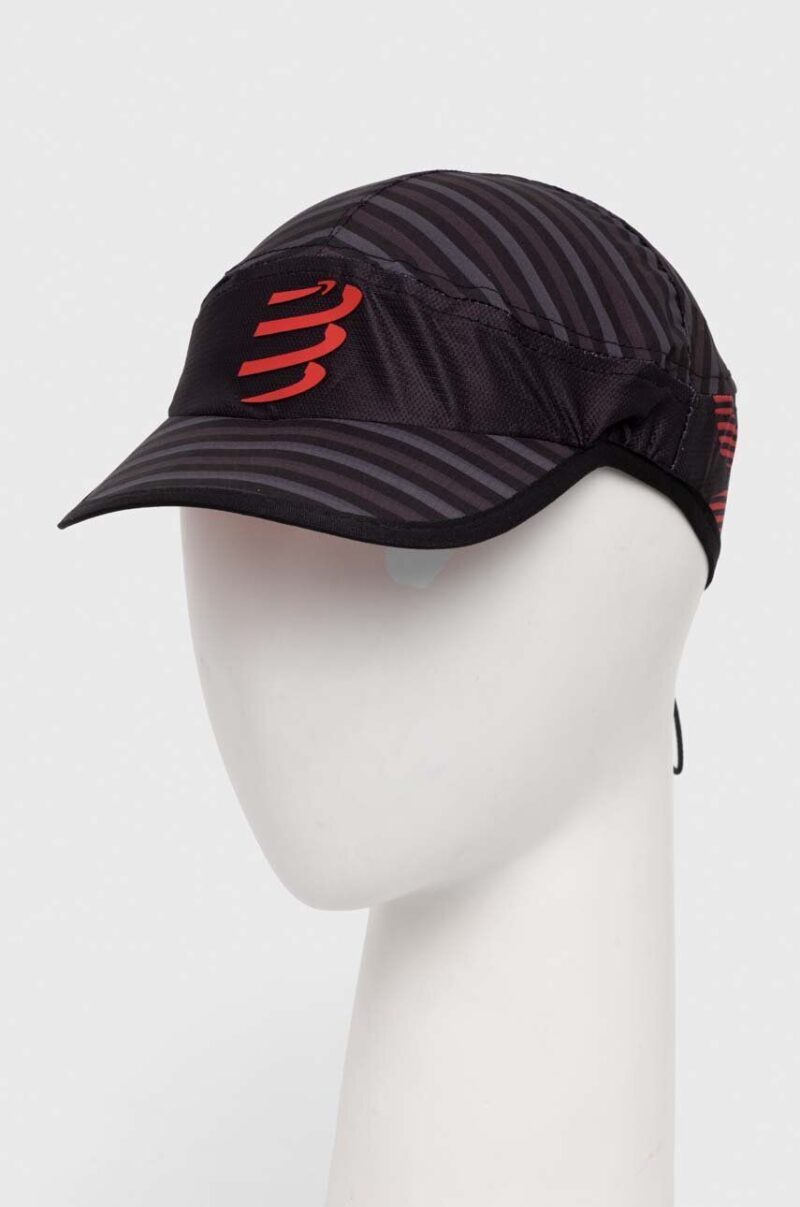 Compressport sapca Pro Racing Cap culoarea negru