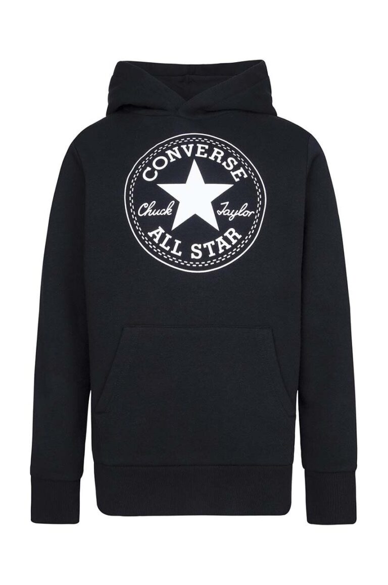 Converse bluza copii culoarea negru