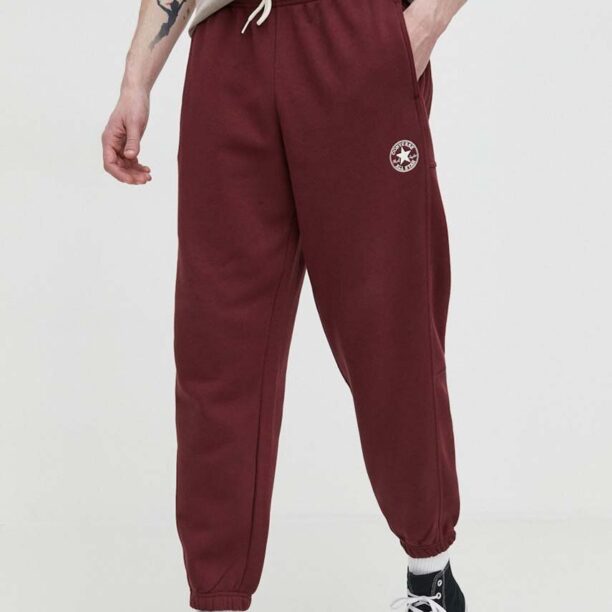 Converse pantaloni de trening culoarea bordo