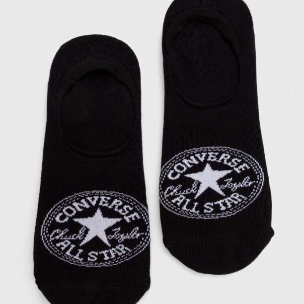 Converse sosete 2-pack culoarea negru