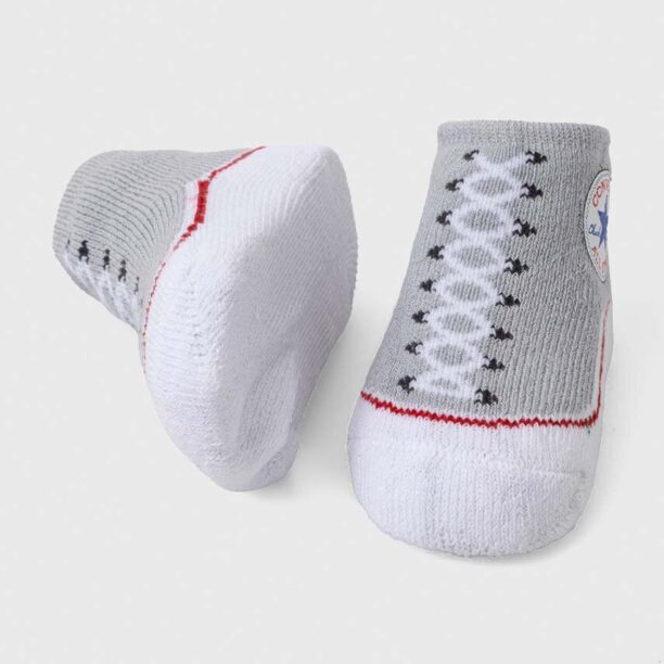 Converse sosete bebe 2-pack culoarea roz preţ