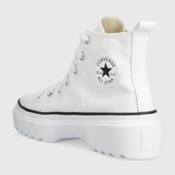 Converse tenisi Chuck Taylor AS Lugged Lift culoarea alb preţ