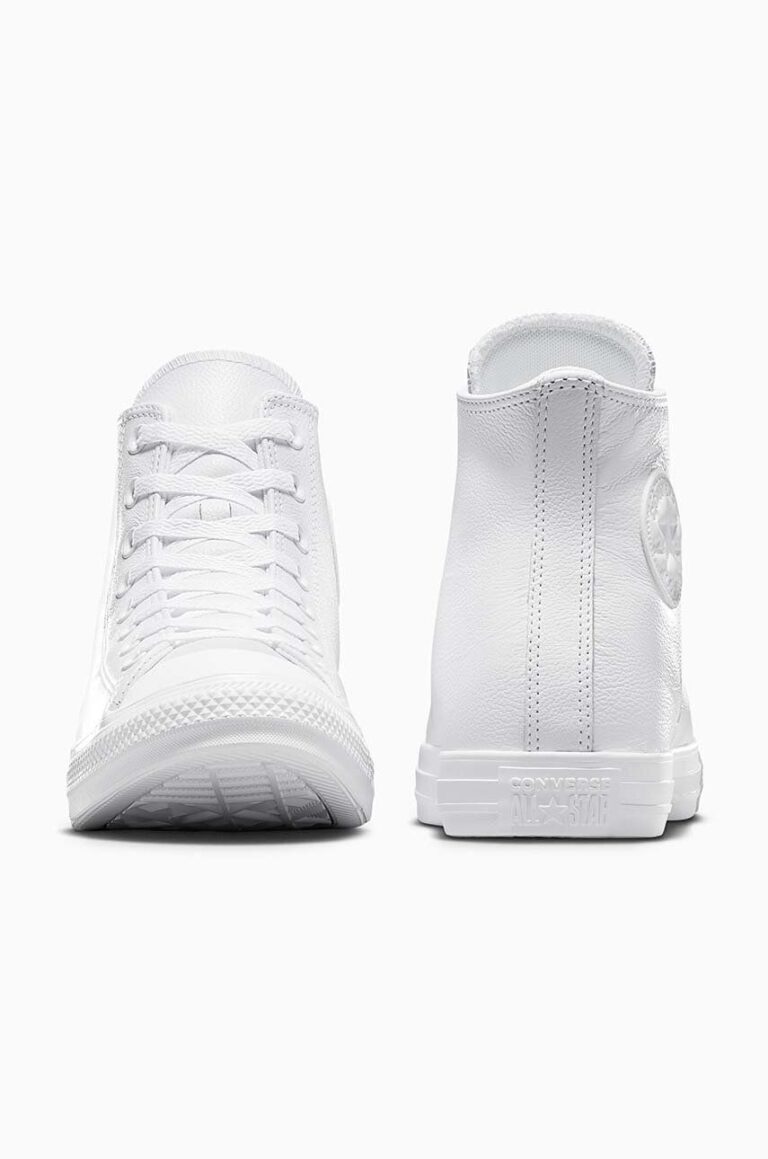 Converse - teniși Chuck Taylor All Star Leather 1T406-WhiteMono preţ