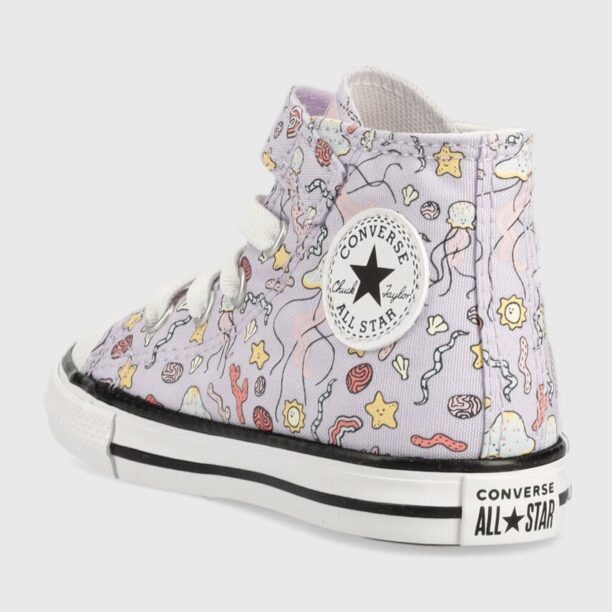 Converse tenisi copii culoarea violet preţ