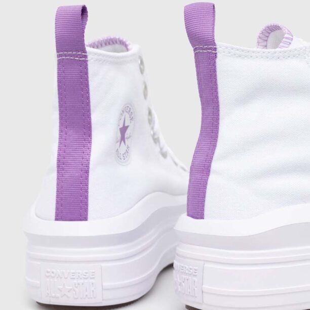 Converse tenisi culoarea alb preţ