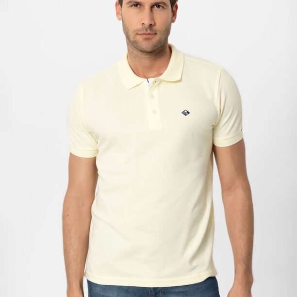 Cool Hill Tricou 'Miguel'  galben pastel / verde deschis