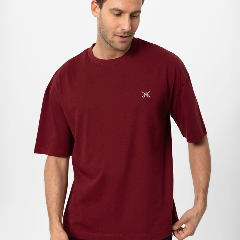 Cool Hill Tricou  roșu bordeaux / alb preţ