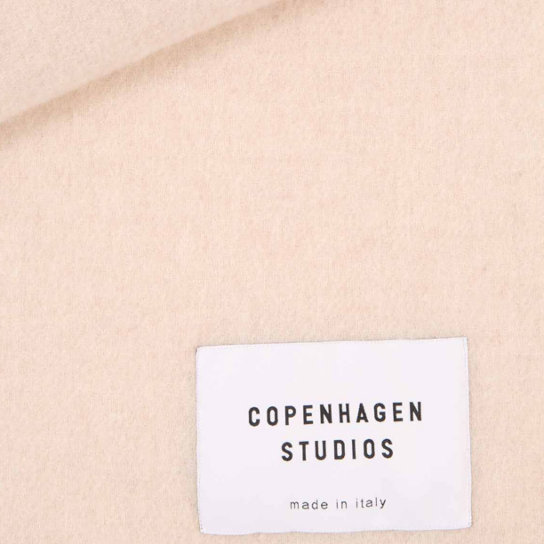 Copenhagen Fular  culoarea pielii / negru / alb