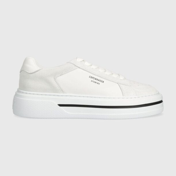 Copenhagen sneakers din piele culoarea alb