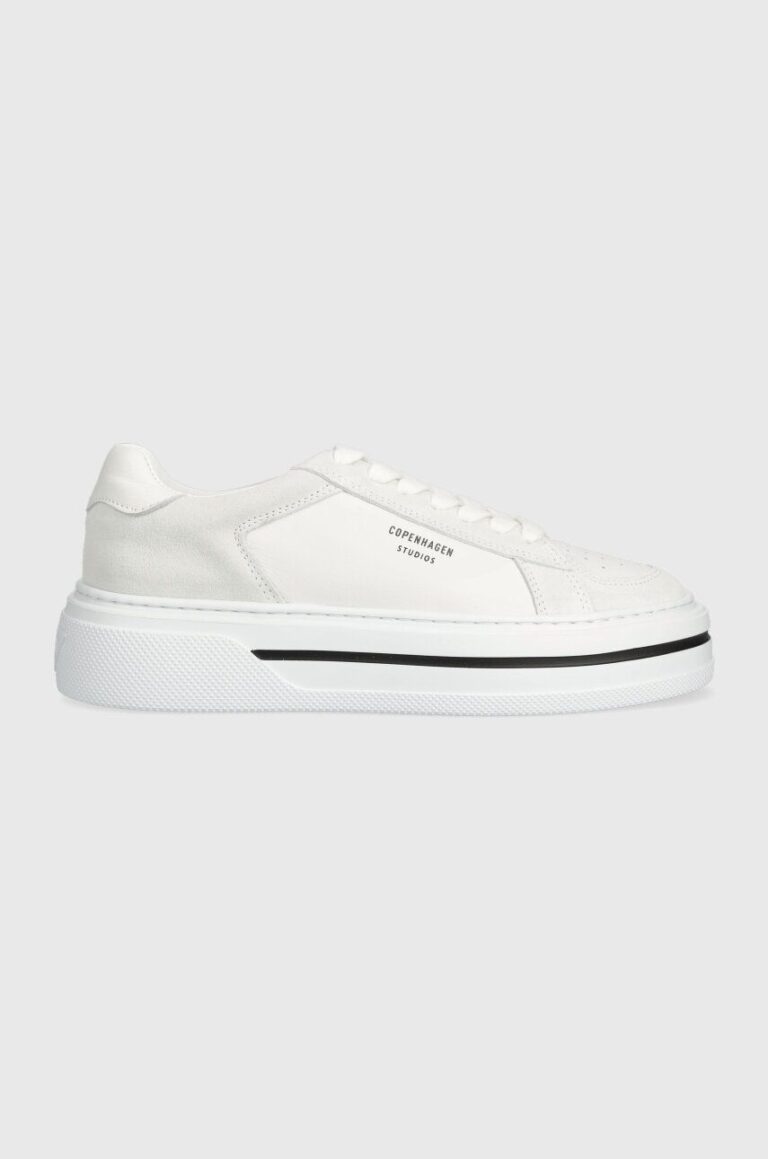 Copenhagen sneakers din piele culoarea alb