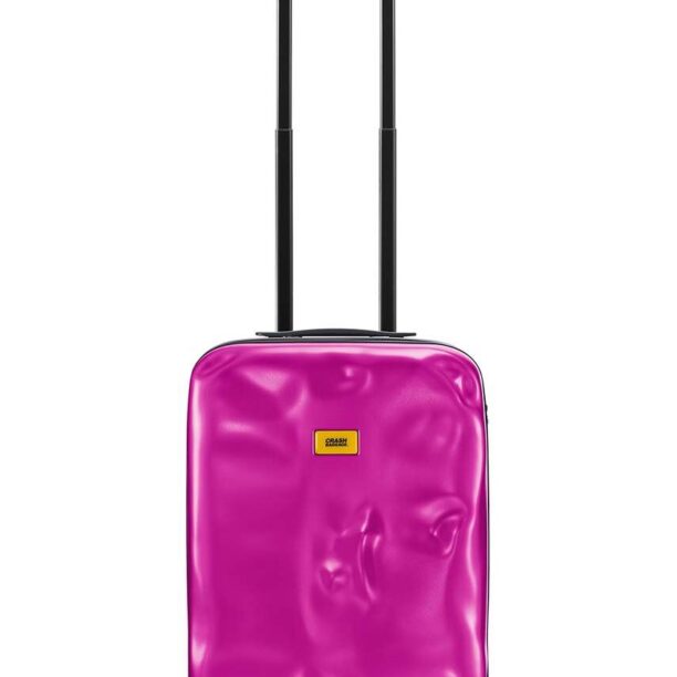 Crash Baggage valiza ICON Small Size culoarea roz