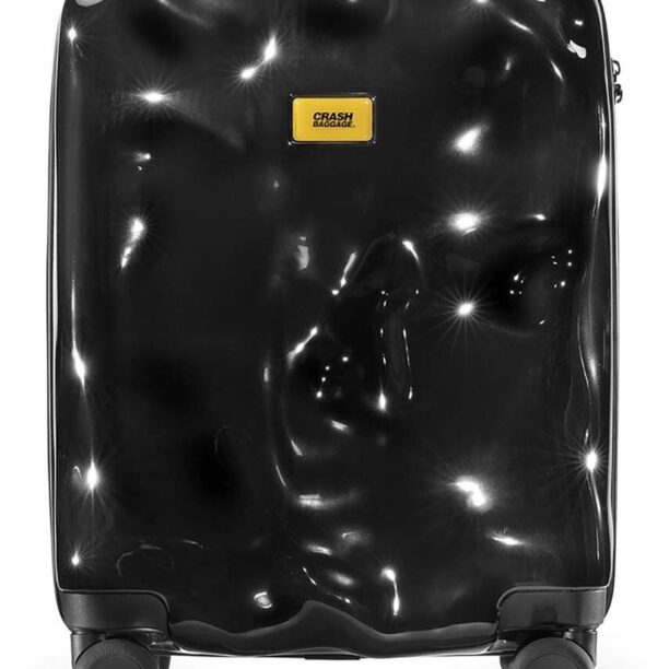 Crash Baggage valiza LUNAR Small Size culoarea negru