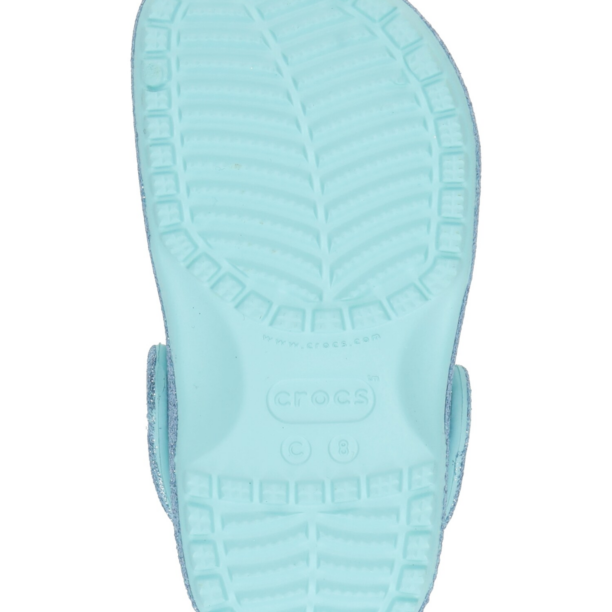 Crocs Pantofi deschiși 'Frozen Elsa Classic'  turcoaz / argintiu preţ