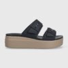 Crocs papuci Brooklyn Low Wedge Sandal femei